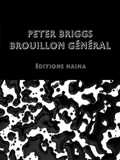 Peter Briggs, couverture du catalogue de l'exposition Brouillon général