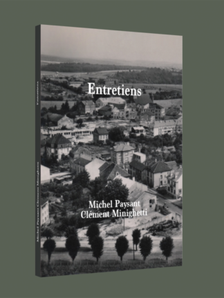 Couverture du livre d'entretiens entre Michel Paysant et Clément Minighetti